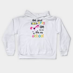 Get your cray on it's the first day of school Kids Hoodie